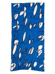 Buff Szal-koło w kolorze niebieskim - 50 x 24 cm rozmiar: onesize. Niebieskie szaliki i kominy Buff, bez wzorów, z materiału. Za 92.42 zł.