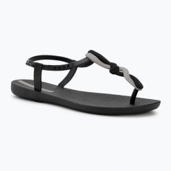 Sandały damskie Ipanema Class Daily. Czarne sandały Ipanema, bez wzorów, z materiału, eleganckie, bez obcasa, bez zapięcia. Za 89.99 zł.