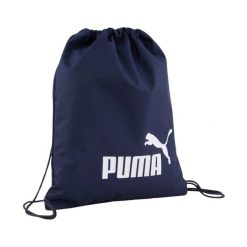 Worek na buty Puma Phase. Białe buty treningowe Puma, bez wzorów, bez zapięcia, na fitness i siłownię. Za 39.00 zł.