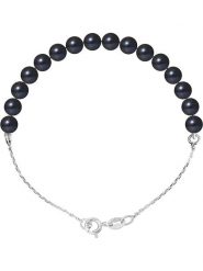 Pearl Addict Srebrna bransoletka z perłami rozmiar: onesize. Czarne bransoletki Pearl Addict, z perłą, srebrne. Za 173.99 zł.