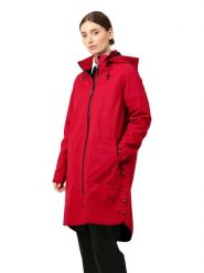 Ilse Jacobsen Płaszcz przeciwdeszczowy w kolorze czerwonym rozmiar: 44. Czerwone kurtki przeciwdeszczowe Ilse Jacobsen, bez wzorów, sportowe, bez kaptura. Za 369.95 zł.