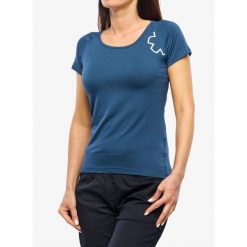 Koszulka wspinaczkowa damska Ocun Bamboo T Blossom. Niebieskie t-shirty sportowe Ocun, bez wzorów, bez ramiączek. Za 146.99 zł.
