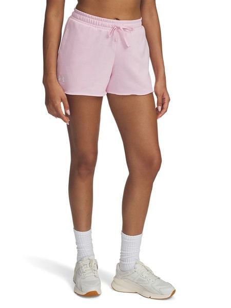 Under Armour Szorty sportowe w kolorze jasnoróżowym rozmiar: S. Różowe szorty sportowe Under Armour, bez wzorów, z dresówki. Za 100.75 zł.