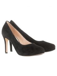 Högl Skórzane czółenka w kolorze czarnym rozmiar: 36. Czarne czółenka Högl, bez wzorów, klasyczne, bez obcasa, bez zapięcia. Za 384.95 zł.