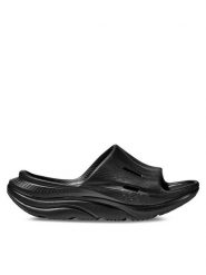 Hoka Klapki Ora Recovery Slide 3 1134471 Czarny. Czarne klapki HOKA, bez wzorów, z syntetyku, sportowe, bez obcasa, bez zapięcia. Za 239.99 zł.