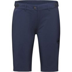 Spodenki trekkingowe damskie Mammut Runbold. Niebieskie szorty Mammut, bez wzorów, sportowe. Za 219.99 zł.