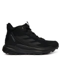 Trekkingi adidas. Czarne buty trekkingowe adidas, bez zapięcia. Za 399.99 zł.