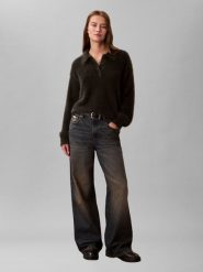 Calvin Klein Jeans Sweter z dzianiny Kobiety szary, S. Szare swetry Calvin Klein Jeans, s, bez wzorów, z dzianiny, sportowe, bez ramiączek. Za 329.95 zł.