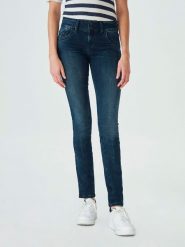 LTB Dżinsy "Molly" - Skinny fit - w kolorze granatowym rozmiar: W34/L34. Niebieskie jeansy LTB, l, z aplikacjami. Za 189.74 zł.