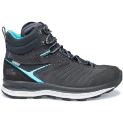 Buty turystyczne damskie Hanwag Blueridge ES. Szare trekkingi Hanwag, bez wzorów, z materiału, bez zapięcia, trekkingowe. Za 736.99 zł.