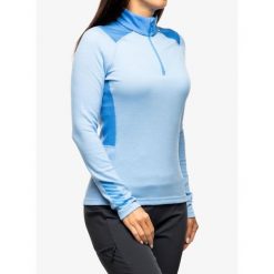 Bluza termoaktywna damska Helly Hansen LIFA Merino Midweight 1/2 Zip. Niebieskie bielizna termoaktywna damska Helly Hansen, na zimę, m, bez wzorów, bez kaptura, narciarskie. Za 324.99 zł.