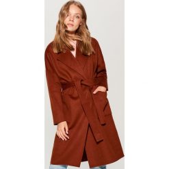 Płaszcz z wełną - Brązowy. Płaszcze marki DOMYOS. W wyprzedaży za 299.99 zł.