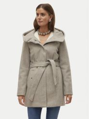 Vero Moda Płaszcz przejściowy Popliva 10310779 Beżowy Regular Fit. Brązowe płaszcze Vero Moda, xs, bez wzorów, z syntetyku, bez kaptura. Za 239.99 zł.