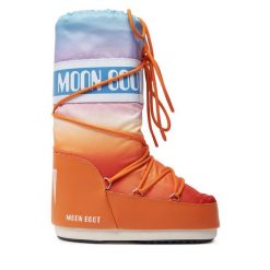 Śniegowce Moon Boot. Brązowe śniegowce Moon Boot, bez wzorów, bez zapięcia. Za 899.99 zł.