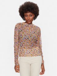 Gina Tricot Bluzka Malin 18696 Pomarańczowy Regular Fit. Brązowe bluzki Gina Tricot, s, bez wzorów, z syntetyku, bez kołnierzyka, bez ramiączek. Za 119.99 zł.