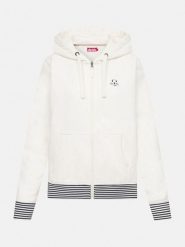 Derbe Bluza w kolorze kremowo-czarnym rozmiar: L. Brązowe bluzy Derbe, l, bez wzorów, z bawełny, bez ramiączek, bez kaptura. Za 183.15 zł.