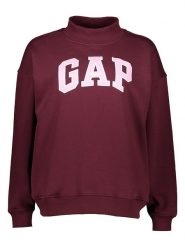 GAP Bluza w kolorze bordowym rozmiar: XXS/XS. Czerwone bluzy GAP, xs, bez wzorów, bez kaptura. Za 244.95 zł.