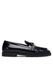 PINKO Mokasyny Nora 01 SD0435P114 Czarny. Czarne mokasyny Pinko, bez wzorów, z lakierowanej skóry. Za 1,469.00 zł.