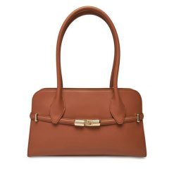 Torebka Furla. Brązowe torebki klasyczne Furla, bez wzorów, klasyczne, bez dodatków. Za 1,459.00 zł.