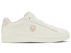 Buty K-Swiss COURT SHIELD II (94412-154-M). Białe buty treningowe K-SWISS, bez wzorów, bez zapięcia, na fitness i siłownię. Za 159.00 zł.