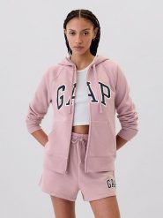 GAP Bluza w kolorze jasnoróżowym rozmiar: M. Różowe bluzy GAP, m, bez wzorów, bez ramiączek, bez kaptura. Za 132.36 zł.
