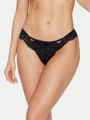 Hunkemöller Figi brazylijskie Arabella 204629 Czarny. Czarne figi Hunkemöller, bez wzorów, z syntetyku. Za 79.99 zł.