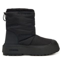 Śniegowce Iceberg. Czarne śniegowce Iceberg, bez wzorów, bez zapięcia. Za 1,819.00 zł.