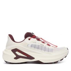 Buty do biegania Salomon. Brązowe buty do biegania Salomon, bez wzorów, bez zapięcia, do biegania. Za 649.99 zł.