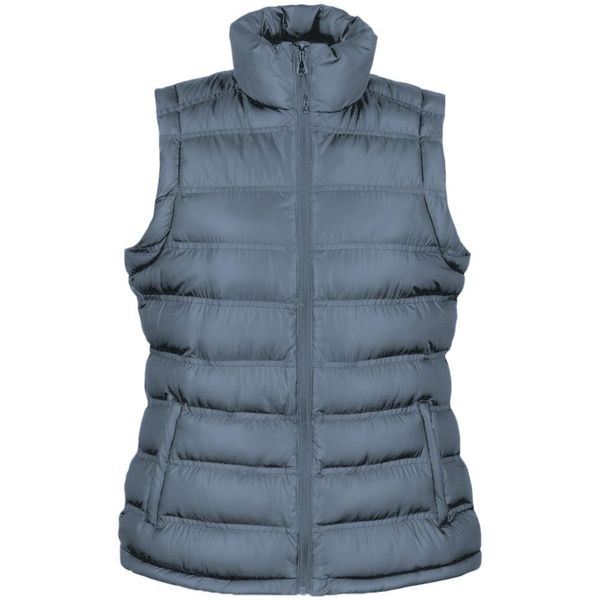 Damska Ocieplana Kurtka / Kamizelka Ice Bird. Niebieskie kurtki RESULT, l, z aplikacjami, z materiału, bez kaptura. Za 135.99 zł.