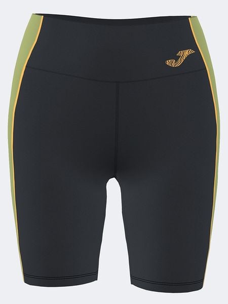 Joma Szorty funkcyjne w kolorze czarno-zielonym rozmiar: L. Czarne szorty sportowe Joma, bez wzorów, z materiału, outdoorowe. Za 65.85 zł.
