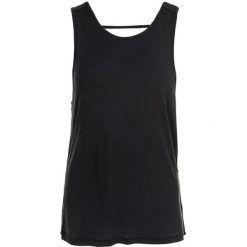 Damski tank top Athlecia Susar. Czarne topy sportowe Athlecia, bez wzorów, na jogę i pilates. Za 143.00 zł.
