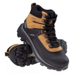 Buty Hi-Tec Everest Snow Hiker W 92800555294 żółte. Żółte buty trekkingowe z gumy, bez zapięcia. Za 410.53 zł.