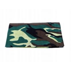 Chusta bandana kamuflaż. Zielone chusty MFH MAX FUCHS, bez wzorów. Za 13.99 zł.