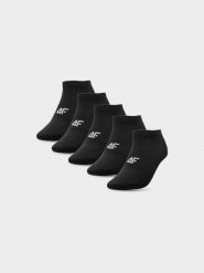 4F Skarpetki krótkie (5-pack) damskie - czarne 35-38. Czarne skarpetki 4f, bez wzorów. Za 59.99 zł.