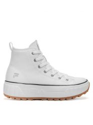 Fila Trampki BLOCKSTER FFW0503-10004 Biały. Białe trampki Fila, bez wzorów, z materiału, bez zapięcia. Za 279.99 zł.