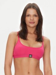 HUGO Biustonosz top Bralette Rib 50496811 Różowy. Czerwone biustonosze Hugo, m, bez wzorów, bez kołnierzyka, bez ramiączek. Za 129.99 zł.