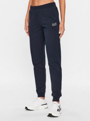 EA7 Emporio Armani Spodnie dresowe 8NTP85 TJCQZ 0555 Granatowy Regular Fit. Niebieskie spodnie dresowe EA7 Emporio Armani, bez wzorów, z bawełny. Za 239.99 zł.