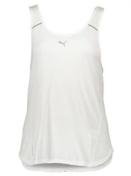Puma Top funkcyjny "Run Cloudspun Marathon" w kolorze białym rozmiar: L. Białe topy Puma, l, bez wzorów, bez kołnierzyka, bez ramiączek. Za 61.60 zł.