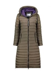 Geographical Norway Płaszcz zimowy "Azule" w kolorze khaki rozmiar: XXL. Brązowe płaszcze Geographical Norway, na zimę, xxl, bez wzorów, z puchu, bez kaptura. Za 262.29 zł.