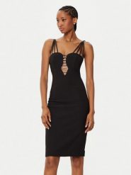 Marciano Guess Sukienka koktajlowa 5RGK72 6869Z Czarny Bodycon Fit. Czarne sukienki Marciano Guess, z aplikacjami, z syntetyku, wizytowe, bez kołnierzyka, bez ramiączek, bodycon. Za 699.99 zł.