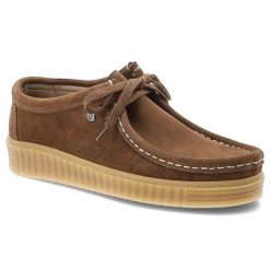 Brązowe Półbuty Hee Wsuwane Obuwie Damskie. Brązowe półbuty wsuwane Hee, bez wzorów, z gumy, boho, bez obcasa. Za 331.99 zł.