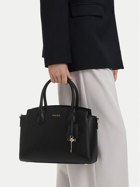 MEXX Torebka CEO-MEXX-S-012-10 Czarny. Czarne torebki klasyczne Mexx, bez wzorów, ze skóry, bez dodatków. Za 199.99 zł.