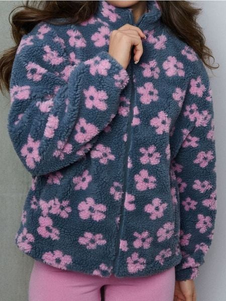 Bluza bomberka ze wzorem - wielobarwny. Bluzy Sinsay, l, bez wzorów, bez ramiączek, bez kaptura. Za 69.99 zł.