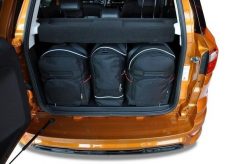 Torby Do Bagażnika Ford Ecosport 2017+ 3Szt Kjust. Czarne torby podróżne KJUST, bez wzorów, z kauczuku. Za 944.00 zł.
