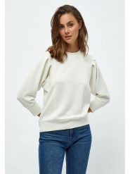 Peppercorn Bluza "Laila" w kolorze białym rozmiar: M. Białe bluzy Peppercorn, m, bez wzorów, bez kaptura. Za 133.60 zł.