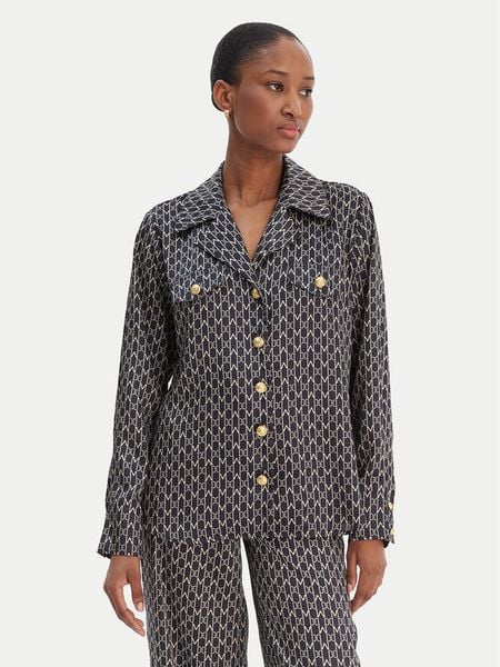 Marciano Guess Koszula 6RGH12 7435A Czarny Regular Fit. Czarne koszule Marciano Guess, z aplikacjami, z syntetyku, bez kołnierzyka, bez ramiączek. Za 596.99 zł.