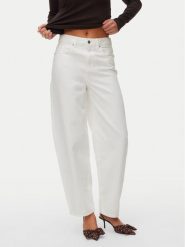 Vero Moda Jeansy Billie 10341028 Biały Barrel Fit. Białe jeansy Vero Moda, bez wzorów, z bawełny. Za 229.99 zł.