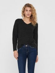 ONLY Sweter w kolorze antracytowym rozmiar: XS. Czarne swetry ONLY, xs, bez wzorów, bez ramiączek. Za 43.99 zł.