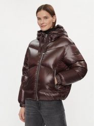 Woolrich Kurtka puchowa Aliquippa CFWWOU0927FRUT3085 Brązowy Regular Fit. Brązowe kurtki Woolrich, na zimę, l, bez wzorów, z puchu, bez kaptura. Za 1,719.00 zł.