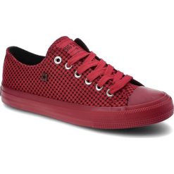 Czerwone Trampki Big Star Damskie Wygodne Buty. Czerwone trampki BIG STAR, bez wzorów, retro, bez zapięcia. Za 109.99 zł.